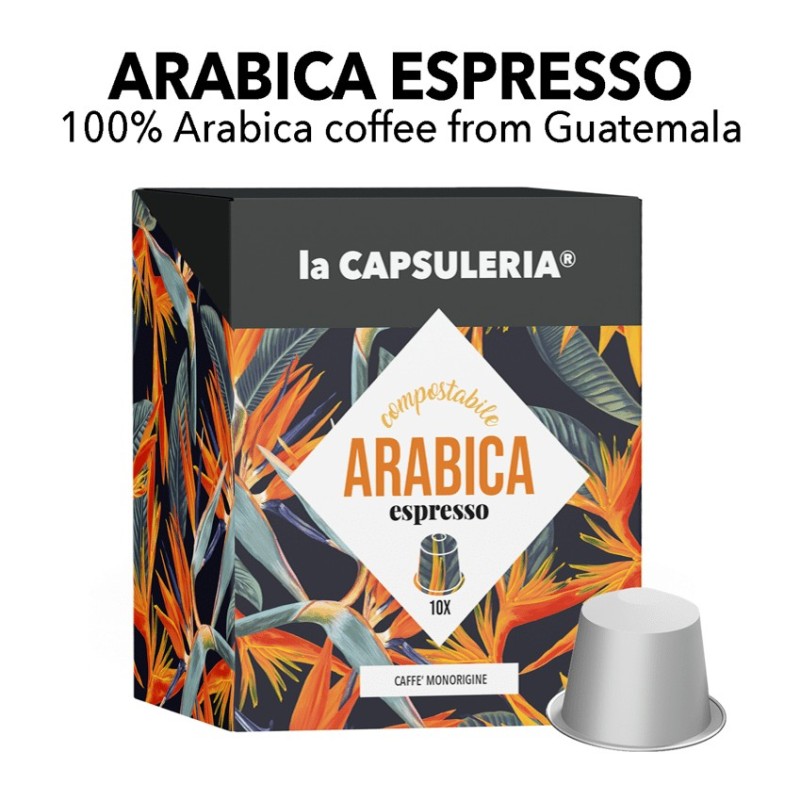 Arabica Espresso Compostable - Box of 10